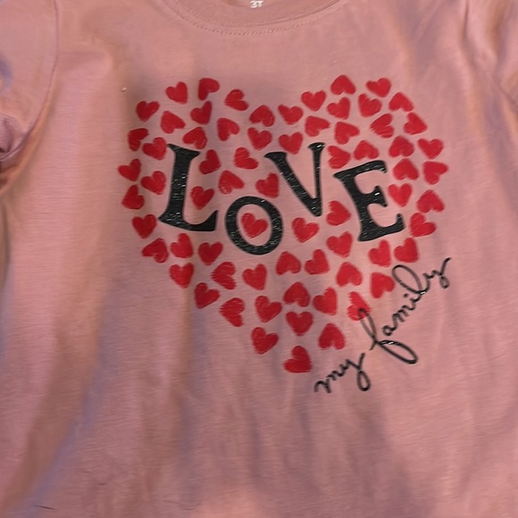 New 3t love my family long sleeve tee - Picture 3 of 5